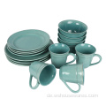 Coffe Shop Dinner Set 16pcs Steinzeug